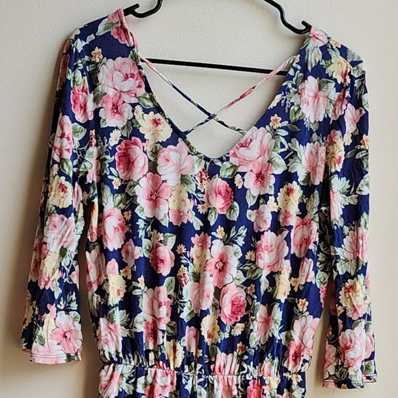 Gilli Floral Culotte Dress Size Large - Picture 7 of 16